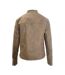 Womens/ladies Mock Neck Racer Jacket Brown Kangol-3