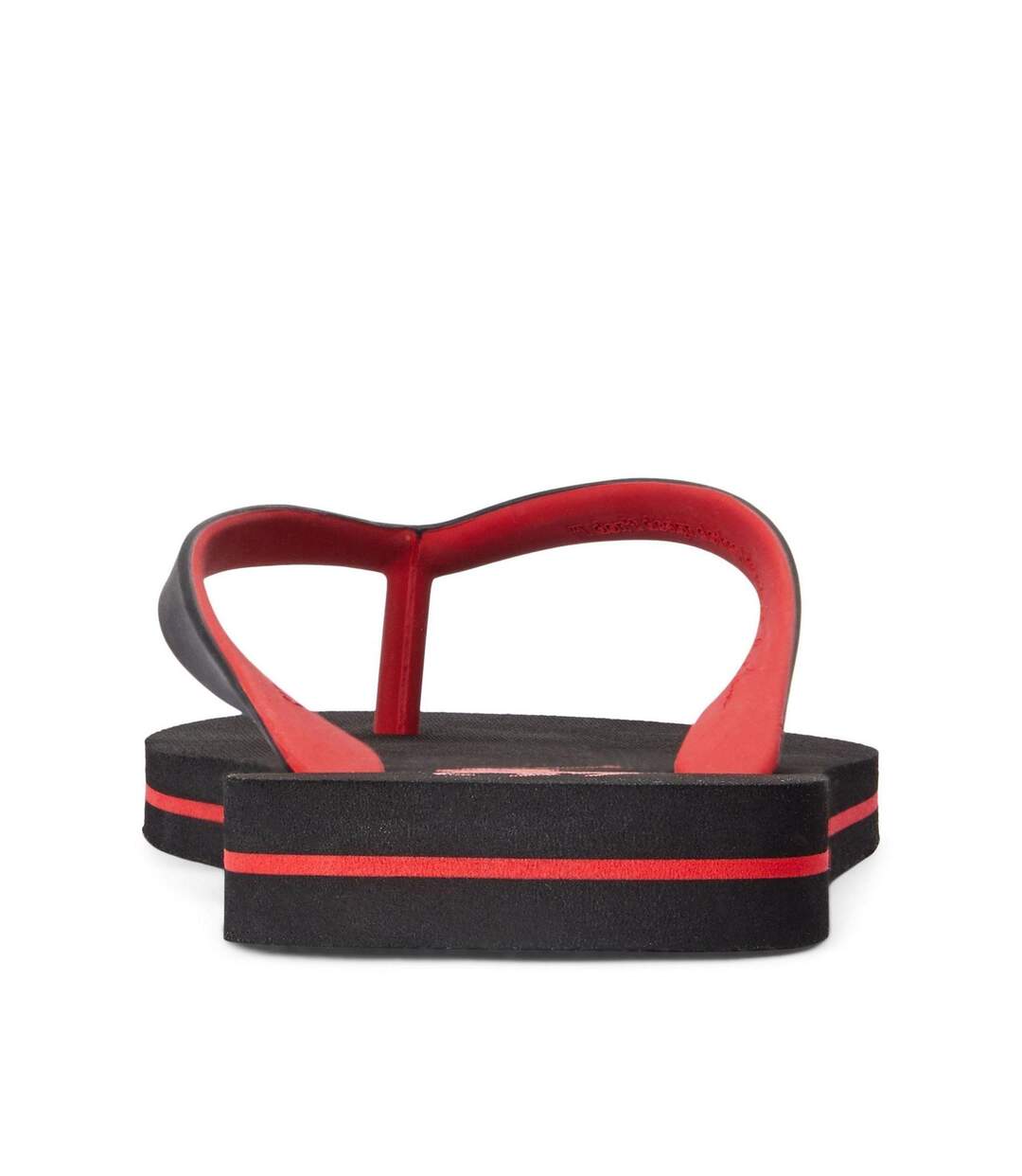 Mens Beach &amp Pool Flip Flops Black Red Ralph Lauren-3