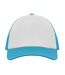 Casquette Trucker Bubble Blanc Turquoise Vif MidOcean-1