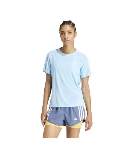 T-shirt own the run femme bleu Adidas