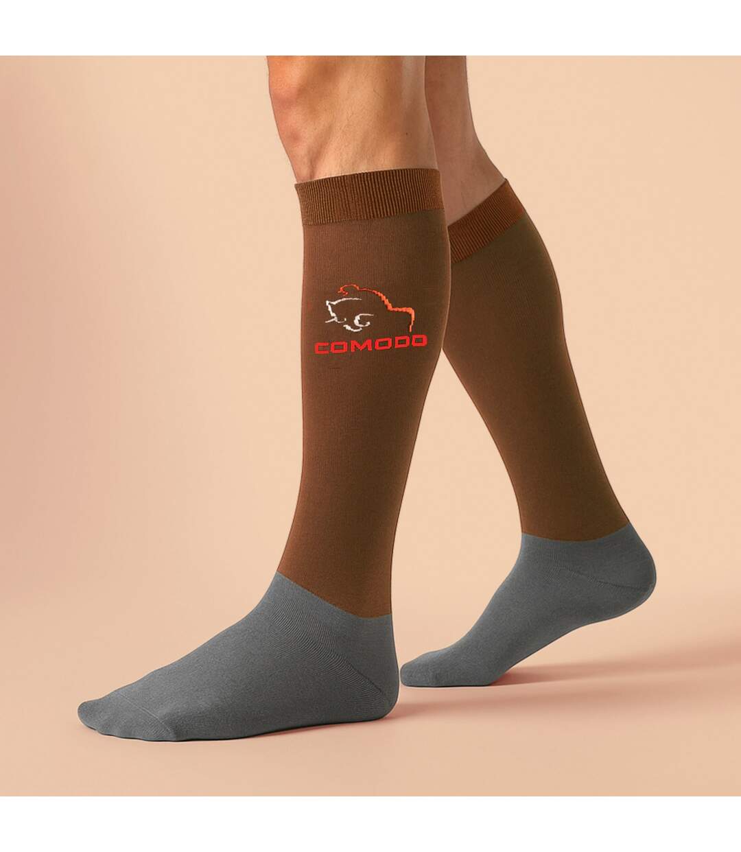 COMODO - Femme Chaussettes Equitation | Chaussettes Hautes Longues pour Eté-3