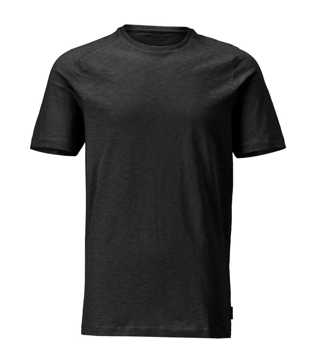 T-shirt Manches Courtes Customised Homme Noir Mascot-1