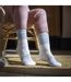 Ladies Wide Stripe Patterned Thermal Socks for Winter-4