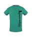 T-shirt Motif Logo Vertical Homme Vert Aquascutum-1