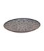 Lot de 6 Assiettes Plates en Céramique Inès 27cm Bleu-2