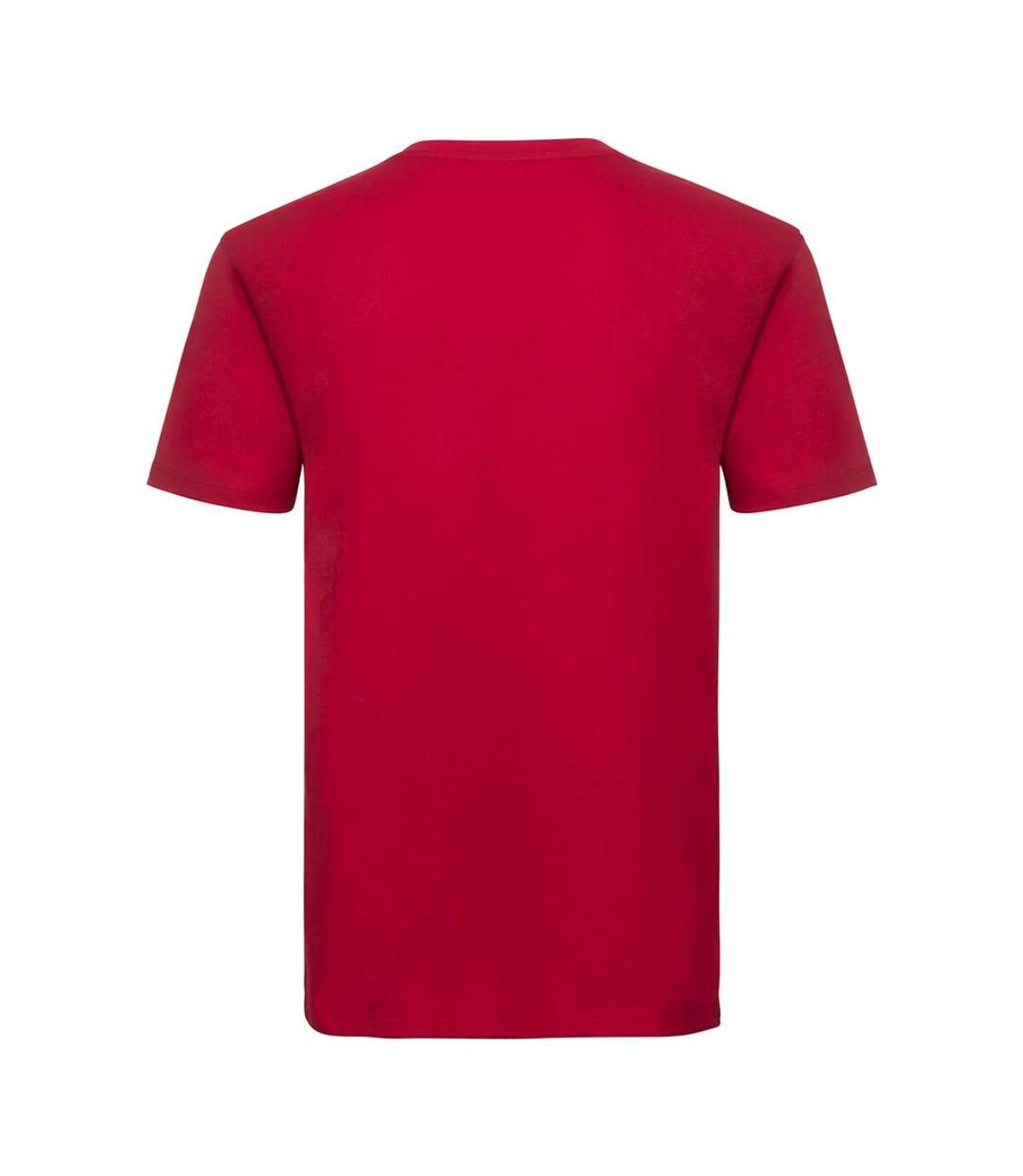 Russell Mens Authentic Pure Organic T-Shirt (Classic Red)