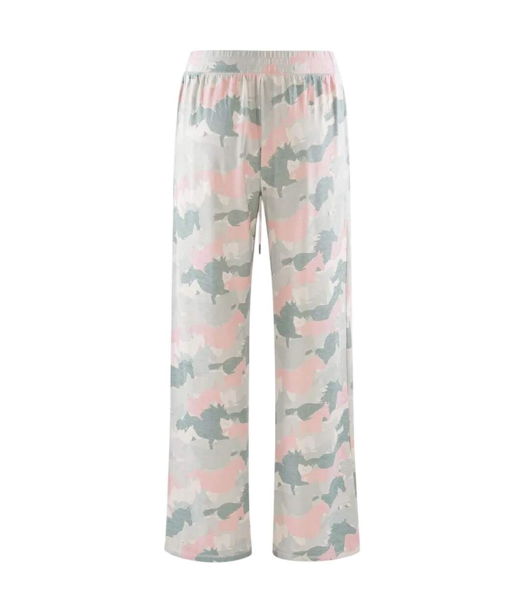Pantalon De Détente Motif/style Camouflage Femme Kaki PJ Salvage-3