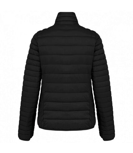 Womens/ladies lightweight padded jacket black Kariban