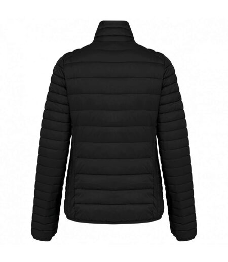 Womens/ladies lightweight padded jacket black Kariban