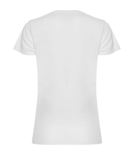 T-shirt Montecarlo Femme Blanc Roly Sport