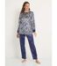 Pyjama chaud col rond velours peau de bête-1