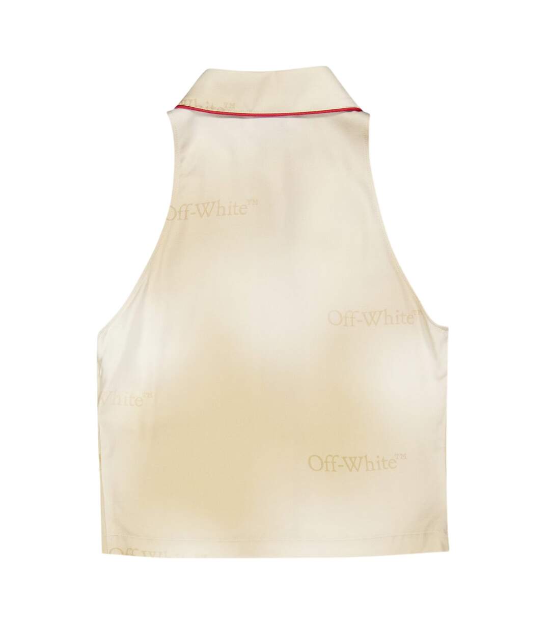 Unisex Adult Regular Shirt Beige White Ombre Off White-2