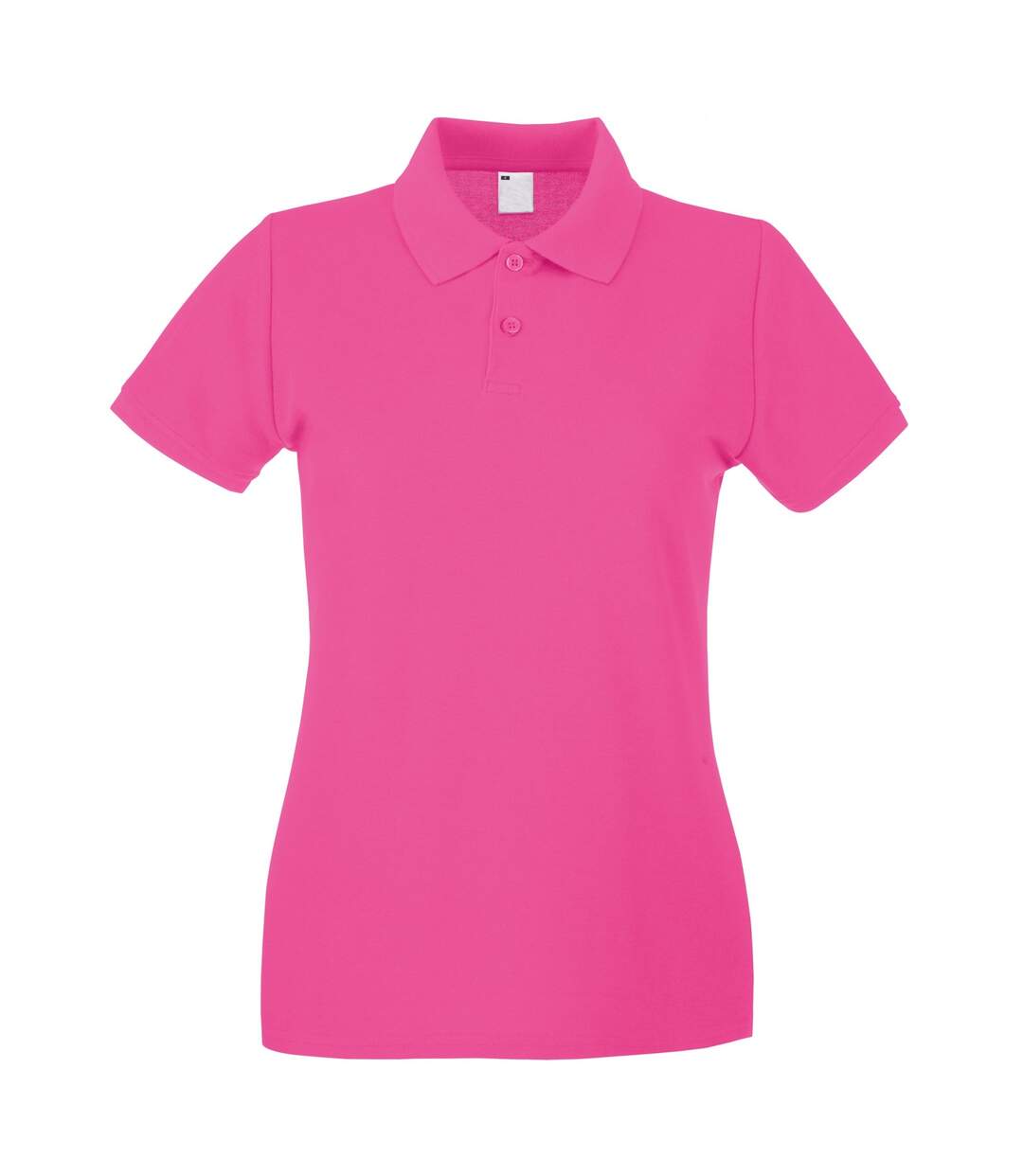 Polo femme rose électrique Fruit of the Loom