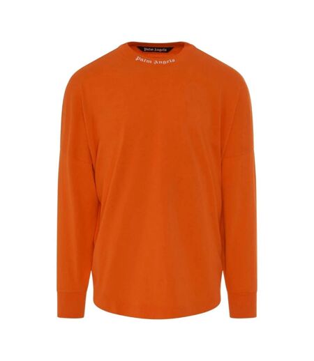 T-shirt Manches Longues Classic Homme Orange Palm Angels