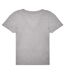 Womens/ladies #e150 v neck t-shirt sport grey B&C-2