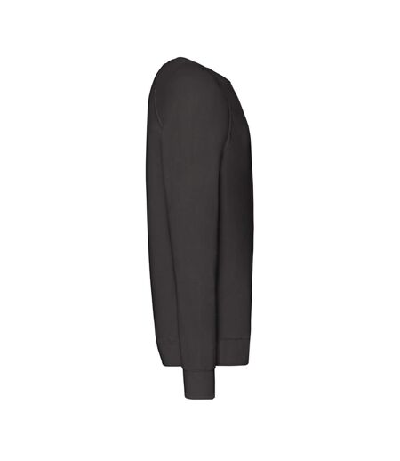Sweat Manches Raglan Homme Noir Fruit Of The Loom