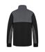 Finden & Hales Unisex Adult Quarter Zip Fleece Top (Black/Gunmetal Gray)