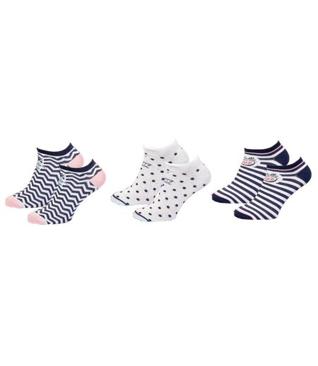 Chaussettes Courtes femme TWINDAY Qualité et Confort-Assortiment modèles photos selon arrivages- Pack de 6 Paires Summer 225165