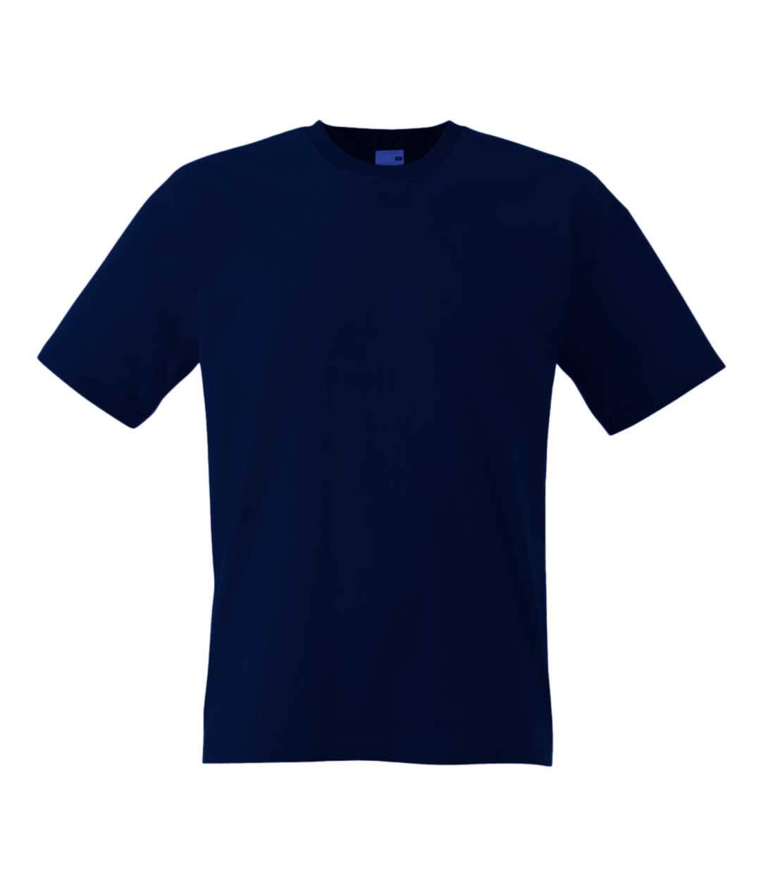 T-shirt original homme bleu marine profond Fruit of the Loom