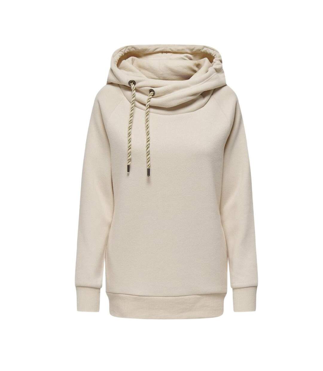 Sweat beige femme only jalena-1