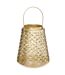 Lanterne en Métal Design Feel 19cm Or-1