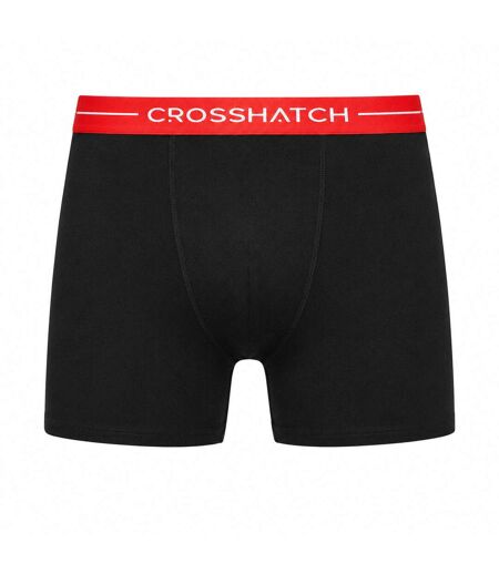Pack Of 12  Mens Astral Logo Boxer Briefs  Black Crosshatch