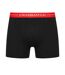 Pack Of 12  Mens Astral Logo Boxer Briefs  Black Crosshatch-2