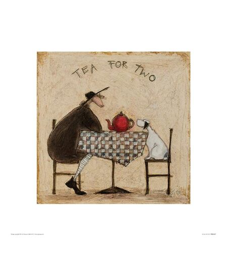 Sam Toft Tea For Two Print (Brown) (One Size) - UTPM9021