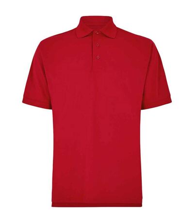 Polo klassic homme rouge Kustom Kit