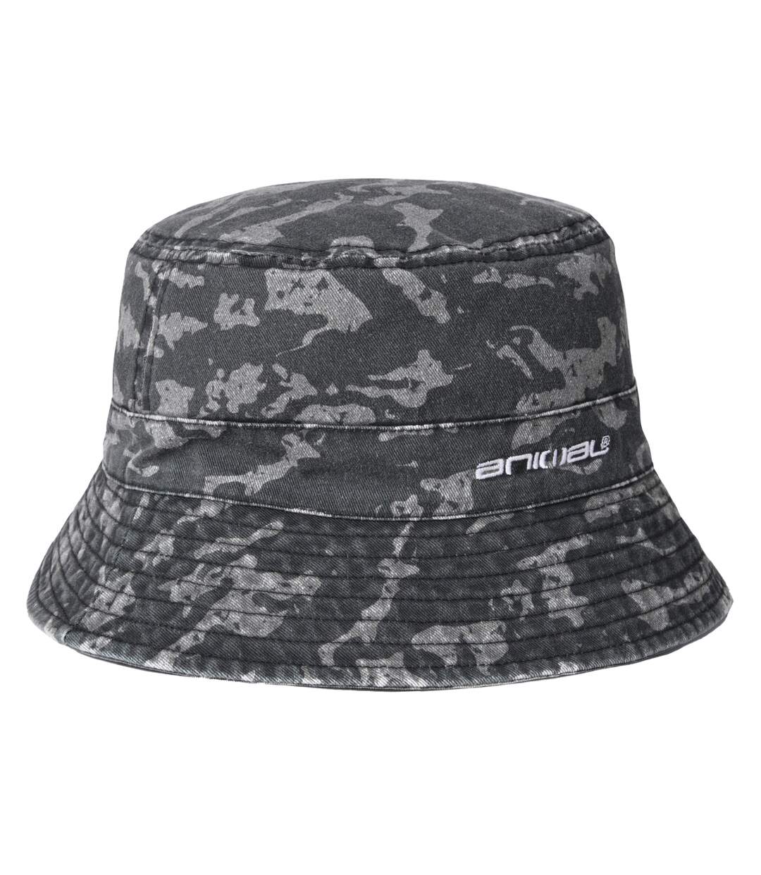 Miles camo bucket hat black Animal-1