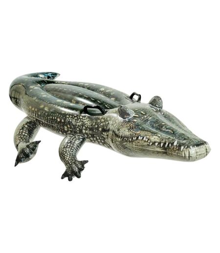 Bouée Gonflable à Chevaucher Alligator 170cm Vert
