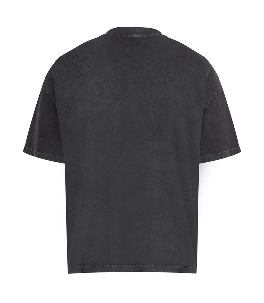 T-shirt Distortion Homme Noir Délavé Anthem-2