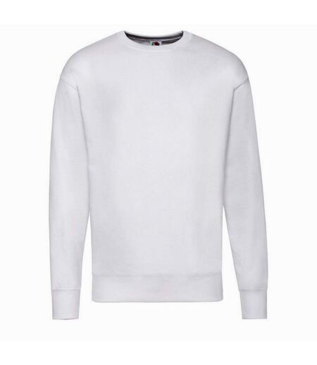 Sweat À Manches Cousues Homme Blanc Fruit Of The Loom