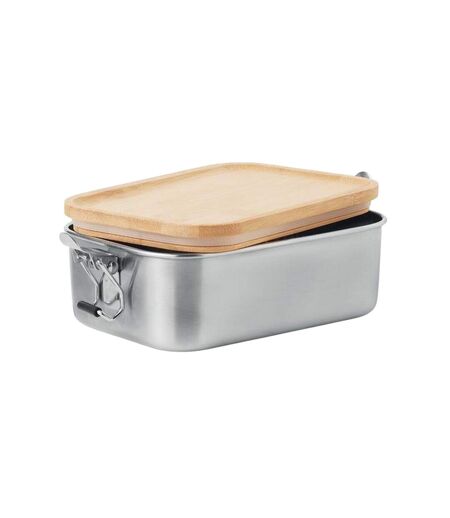 Sonabox stainless steel 750ml lunch box one size wood MidOcean