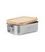 Sonabox stainless steel 750ml lunch box one size wood MidOcean-3