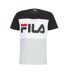 T-shirt gris/noir homme fila flat matte - l-1