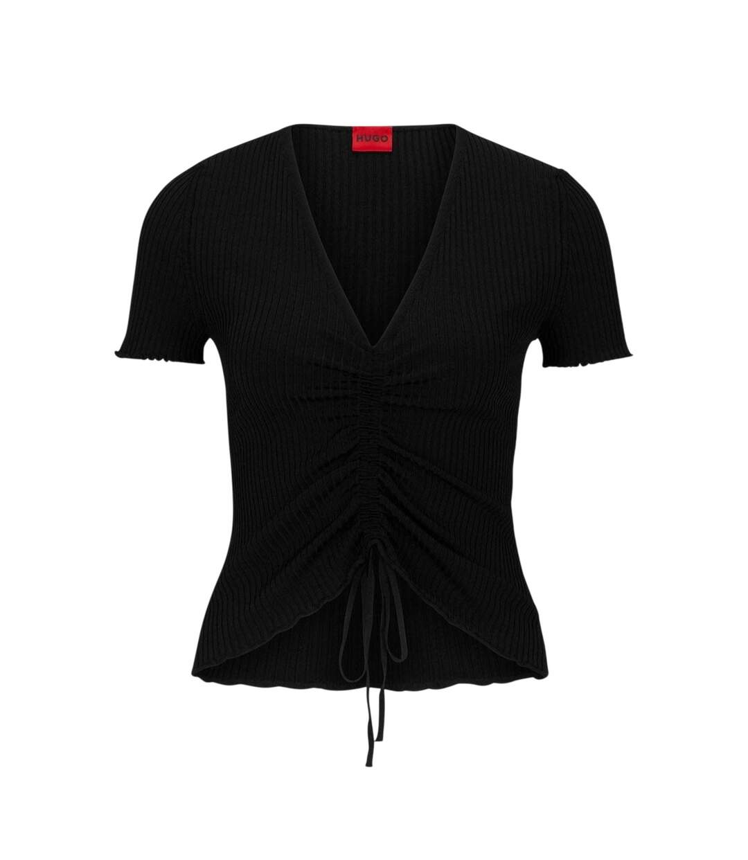 Haut Manches Courtes Slissy Femme Noir Hugo-2