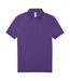 Polo manches courtes - Homme - PU424 - violet lilas