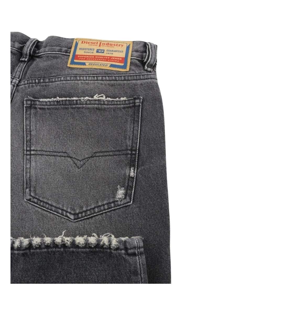 Jean Motif/style Délavé D-sark Homme Noir Diesel-2