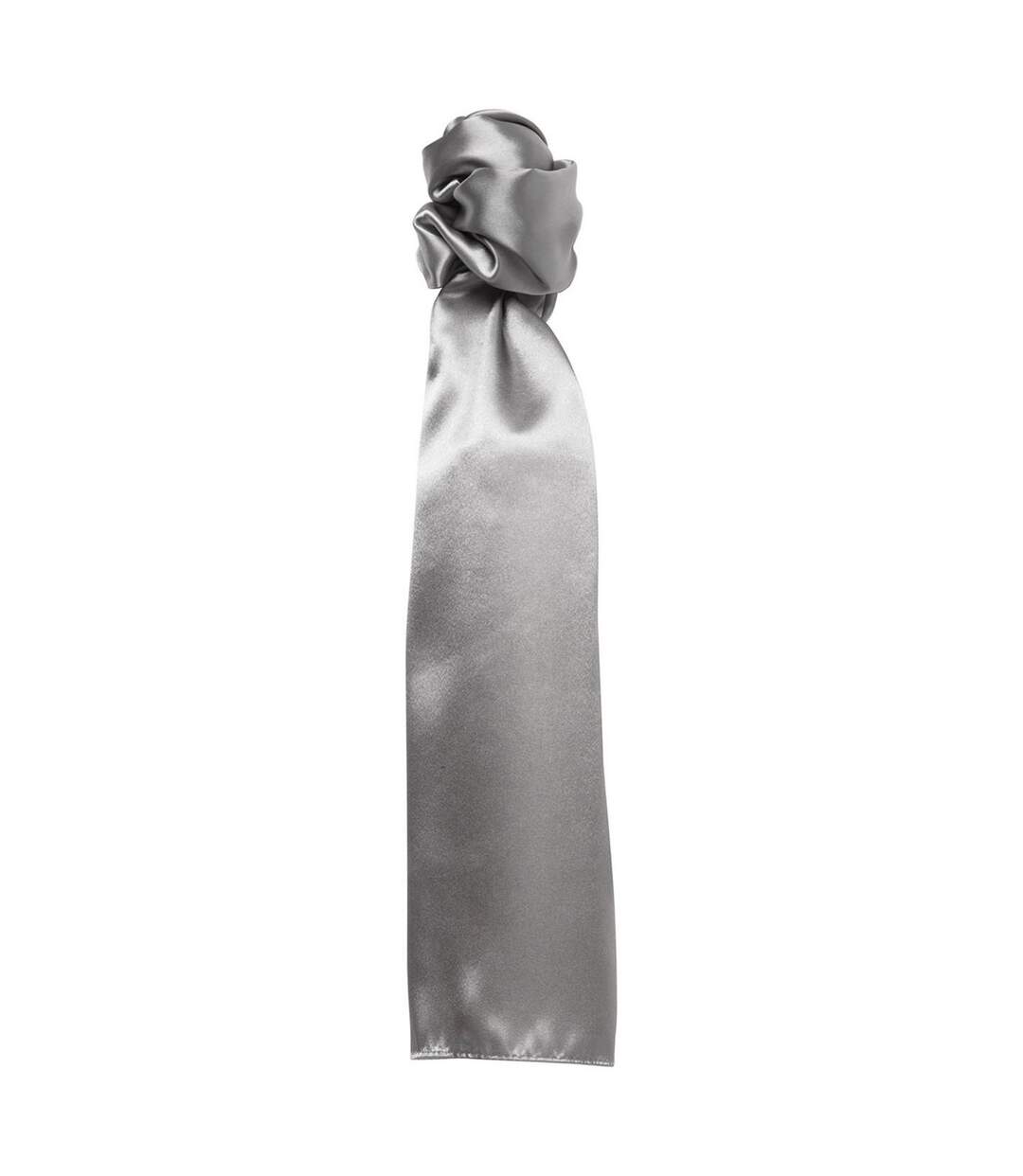 Colours plain scarf one size grey Premier-1
