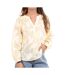 Blouse jaune/blanche femme goa iko-1