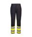 Unisex Adult Wx2 Eco Friendly Hi-vis Work Trousers Yellow Black Portwest-2