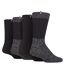 Lot de 4 chaussettes de randonnée en laine mélangée pour hommes-1
