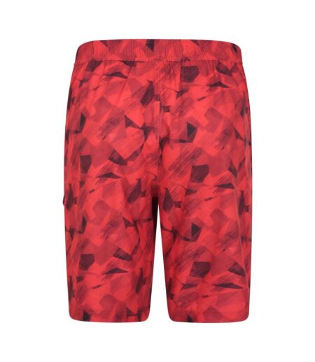 Mens Printed Swim Shorts Red Mountain Warehouse