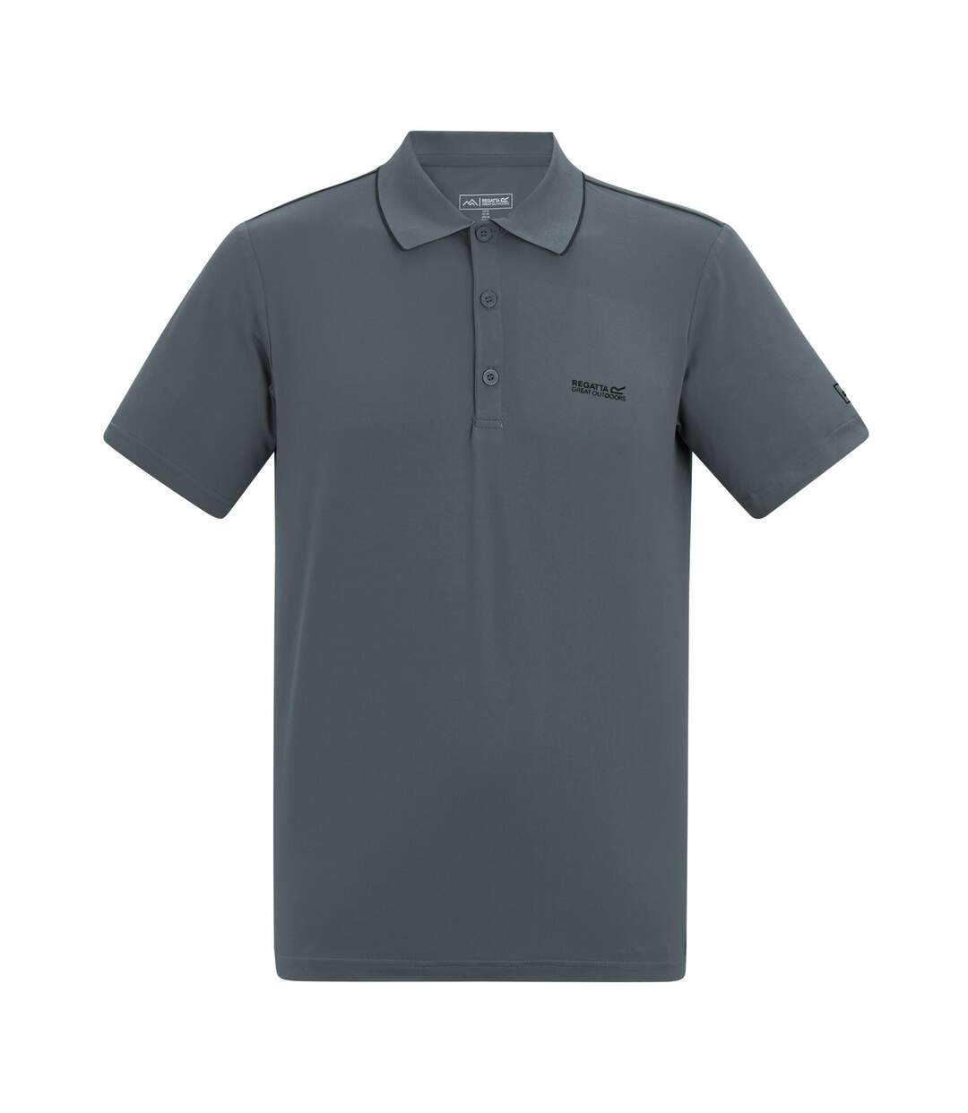 Polo Maverik Homme Gris Foncé Regatta-2