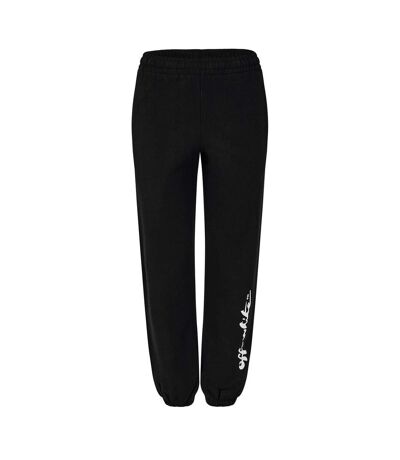 Womens/ladies Painter Logo Jogging Bottoms Black White Off White