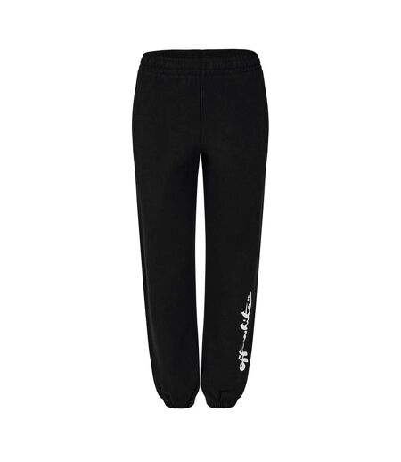 Womens/ladies Painter Logo Jogging Bottoms Black White Off White