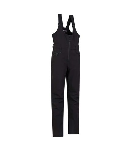 Womens/ladies recco bibbed ski trousers black Mountain Warehouse