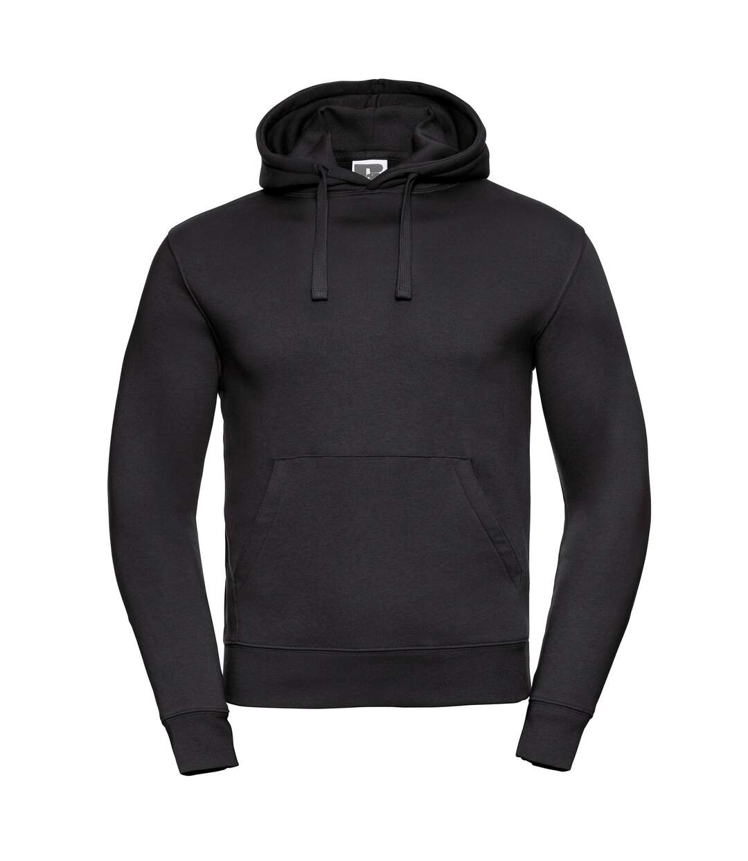 Sweat à capuche authentic homme noir Russell-1