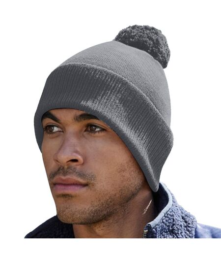 Bonnet snowstar gris foncé Beechfield